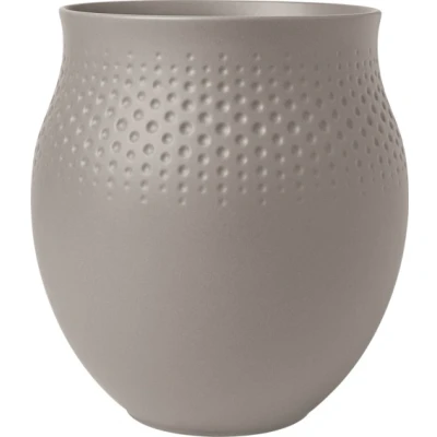 Abbildung von Villeroy &amp; Boch Manufacture Collier taupe Vase Perle gross 18 cm