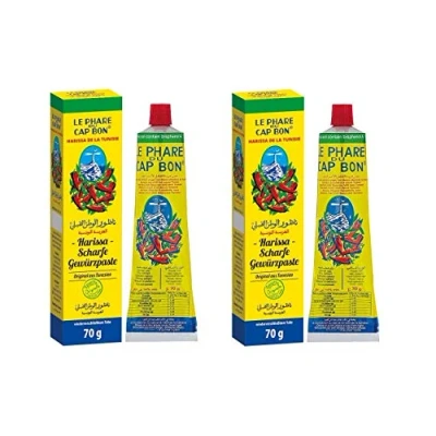 Abbildung von Pamai Pai® Doppelpack: 2 x 70g Harissa Paste Tube Tunesien Le Phare du Cap Bon Harissapaste