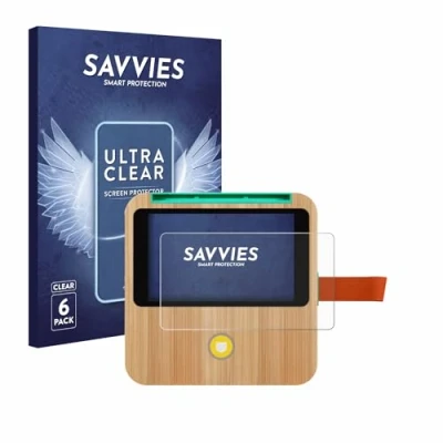 Abbildung von Savvies 6 Stück Schutzfolie für tigerbox TOUCH PLUS Displayschutz Folie Ultra Transparent