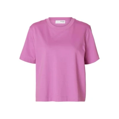 Abbildung von Selected Femme Slfessential BOXY TEE Tshirt basic, Damen, Größe: 36, First bloom