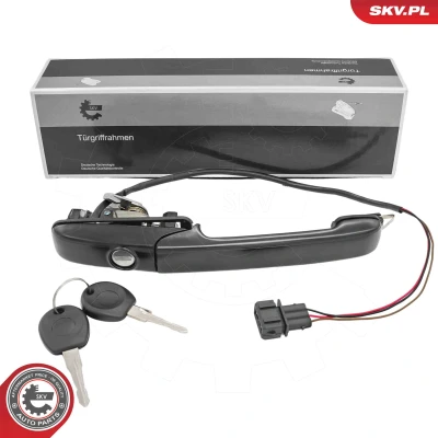 Abbildung von ESEN SKV 97SKV168 Türgriff hinten links mit Schließzylinder, Schlüssel VOLKSWAGEN: Passat B3/B4 Variant, Limousine
