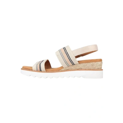 Abbildung von Skechers Riemensandalette, Damen, Größe: 39, Beige Schuhe