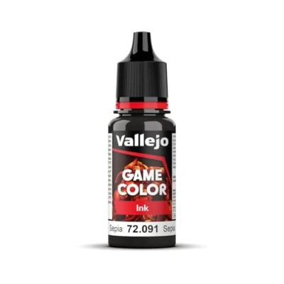 Abbildung von Vallejo Game Acrylfarbe, 17 ml Inky Sepia