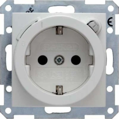 Abbildung von Berker SCHUKO Steckdose pws/gl 47088989