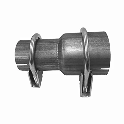 Abbildung von Rohr Reduzierstück von Ø 45 mm auf 60 Auspuff Adapter inkl 2 Befestigung Schellen Reduzierverbinder Reduzierung Verbindungsstück Rohrreduzierung Abgasanlage Rohrverbinder Klemmstück Reduktion