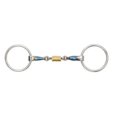 Abbildung von Shires Sweet Iron Loose Ring mit Roller Blau 12,5cm