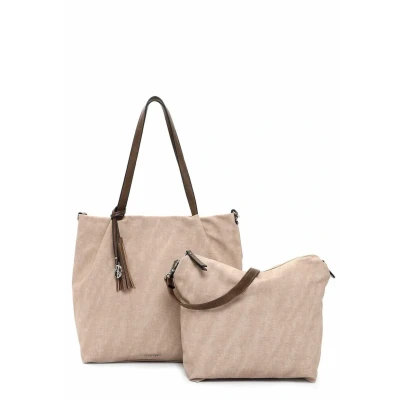 Abbildung von Emily &amp; Noah ELKE Shopping Bag Sand kombi, Damen, Größe: One Size, kombi