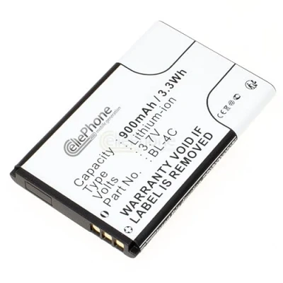 Abbildung von cellePhone Akku Li Ion kompatibel mit Nokia 6100 2650 2652 3500 5100 6101 6103 6125 6131 6136 6170 6260 6300 6300i (Ersatz für BL 4C)