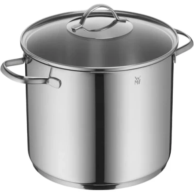 Abbildung von WMF Gemüsetopf Provence Plus, Cromargan® Edelstahl rostfrei 18/10 (1 tlg., mit Deckel 24 cm (Volumen 8,8l, Höhe 20,5 cm), optimal für Herdplatten Ø 22