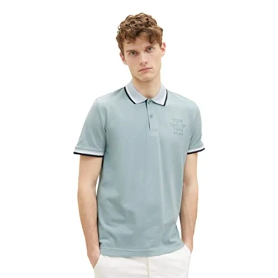 Abbildung von TOM TAILOR Herren 1037994 Poloshirt, 28129 Light Ice Blue, M