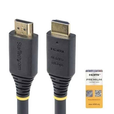 Abbildung von StarTech.com 7m Premium Zertifiziertes High Speed HDMI Kabel, 4K 60Hz/1440p 144Hz, 18Gbps, UHD 2.0 Arc TV/PC