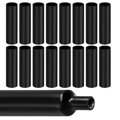 Abbildung von 1 Pcs Schrumpfschlauch Schwarz,4:1 Schrumpfschläuche,Schrumpfschlauch Sortiment,Schrumpfschlauch Wasserdicht,Schrumpfschlauch mit Kleber,Schrumpfschlauch Set,für Kabel,Markierung(Ø8mm*2m)