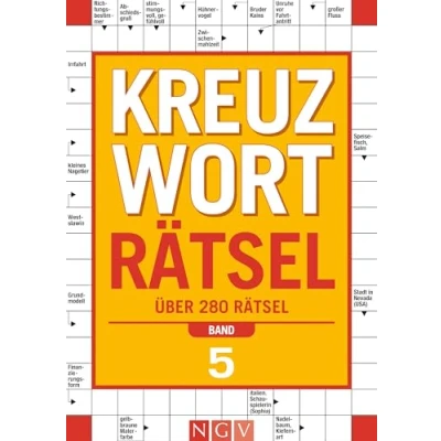 Abbildung von Kreuzworträtsel Band 5: Über 280 Rätsel I Perfektes Geschenk für Rätselfreunde und Denksport Begeisterte