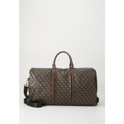 Abbildung von Guess PISA Double ZIP Weekender, Herren, Größe: One Size, Brown/ochre/burgundy