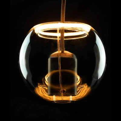 Abbildung von SEGULA LED Leuchtmittel Floating Globe 125 inside smokey grau, E27, 1 St., Extra Warmweiß, 5,2W, CRI &gt;85, dimmbar