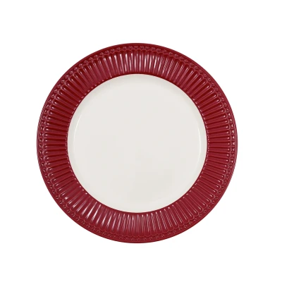 Abbildung von Greengate Alice Speiseteller claret red 26,5 cm