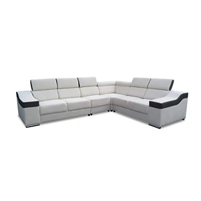 Abbildung von All4All Ecksofa mit Schlaffunktion Cleo Eckcouch in L Form Sofa Bettkasten Schlafsofa Sofabett Modern Farbe Wählbar Gewebe oder Kunstleder Seite Links 19