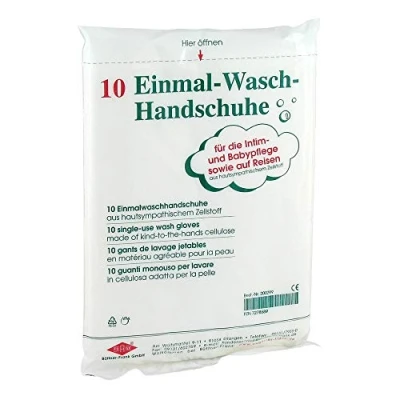 Abbildung von Waschhandschuhe Einmal 10 St