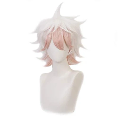 Abbildung von HIROAKIYA Nagito Komaeda Wig, Cosplay Wig with Cap for Danganronpa