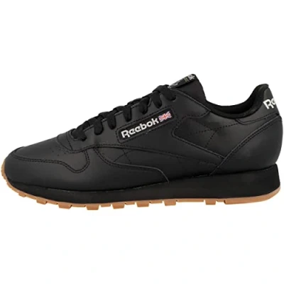 Abbildung von Reebok Classic Leather Unisex Sneaker low, Größe: 45, Core black/pure grey 5 Leder und textil