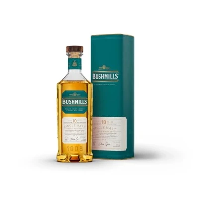 Abbildung von Bushmills 10 Years Old Single Malt Irish Whiskey ( 1 x 0,7 l) dreifach destillierter 100% Whisky