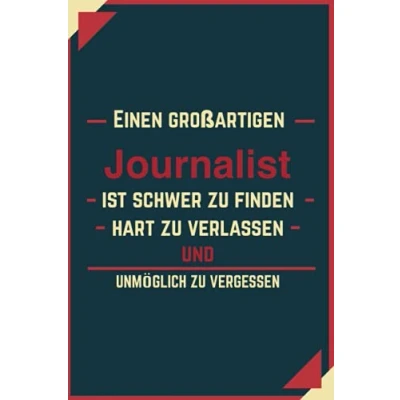 Abbildung von Geschenk BESTER Journalist: Notizbuch als für den besten Journalist A5 / liniert 120 Seiten Tagebuch Terminplaner Geschenkidee zum ... Mann Abschied Abschiedsgeschenk