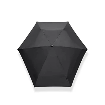 Abbildung von Senz Micro Manual faltbares Sturmschirm pure black
