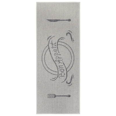 Abbildung von Küchenläufer Bon Appetit de lusso, HANSE Home, rechteckig, Höhe: 5 mm, Läufer, Rutschfest, Küchenteppich, Küche, Teppich, Pflegeleicht