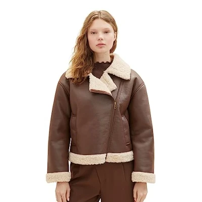 Abbildung von TOM Tailor Denim Blazer, Damen, Größe: XL, Mocca beige