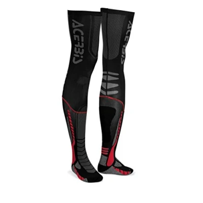 Abbildung von Acerbis X Leg Pro Socken, Schwarz/Rot, XXL