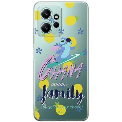 Abbildung von ERT GROUP Handyhülle für Xiaomi REDMI Note 12 4G Original und offiziell Lizenziertes Disney Muster Stitch 004 optimal an die Form des Handy angepasst, teilweise transparent