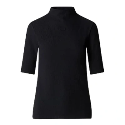 Abbildung von The North Face MOCK NECK SLIM TEE Tshirt basic, Damen, Größe: Small, Black
