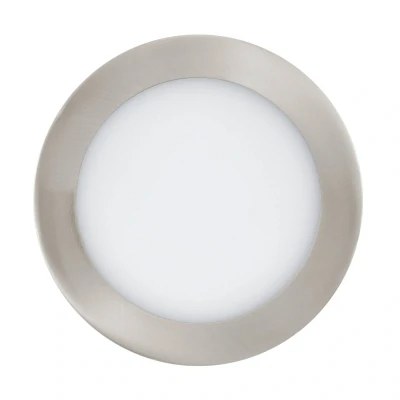 Abbildung von Eglo 900113 LED Einbauleuchte FUEVA Z nickel matt H:2.6cm Ø16.5cm rund IP20/44 dimmbar 2700 6500K mit Connect Funktion