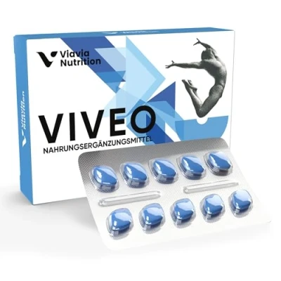 Abbildung von VIVEO x 10 Blaue Kapseln Natürliches Präparat für aktive Männer Extra Stark Hochdosiert mit Ginseng, Maca, Tribulus Terrestrus und Arginin