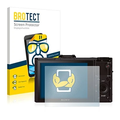 Abbildung von BROTECT (2 Stück Schutzfolie für Sony Cyber Shot DSC RX100 II Displayschutz Folie Ultra Klar