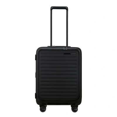 Abbildung von Samsonite Hartschalen Trolley &quot;RESTACKD 55 inkl. 2 Packtaschen&quot;, 4 Rollen, Handgepäckkoffer mit TSA Schloss Volumenerweiterung