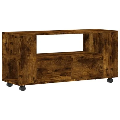 Abbildung von vidaXL TV Schrank Räuchereiche 102x34,5x43 cm Holzwerkstoff (1 St)