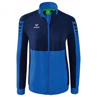Abbildung von Erima Fussball SIX Wings PRÄSENTATIONS Trainingsjacke, Damen, Größe: 42, Blaublau