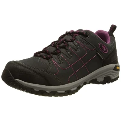 Abbildung von Brütting Mount Shasta Hikingschuh, Damen, Größe: 36, Grau schwarz pink Schuhe