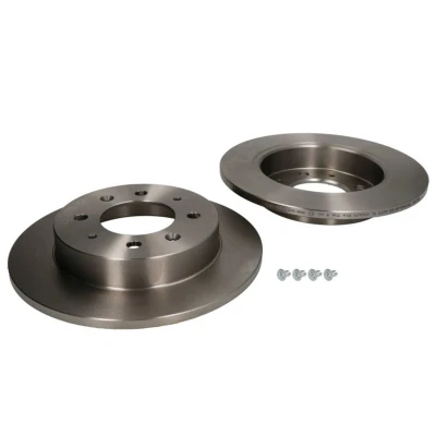 Abbildung von DELPHI BG4017 Bremsscheibe 258 10 4 voll geölt unbehandelt ohne Radlager, ABS Sensorring KIA: Cerato Schrägheck, Limousine