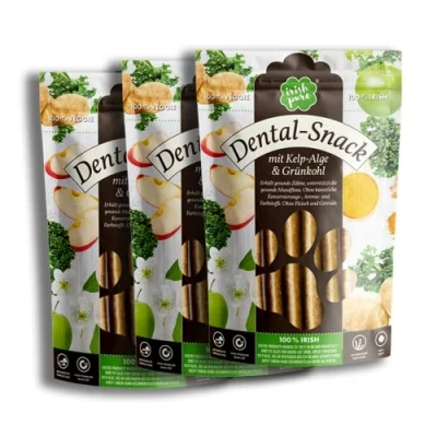 Abbildung von Irish Pure Dental Snack Bundle Hundesnacks 3 x 150g Sticks Training Hund Getreidefrei Hunde Belohnung 100% Natürlicher Hundeleckerli Gesunder Hundesnack Kausnack Premium