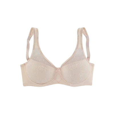 Abbildung von Lascana Minimizer BRA Bügel BH, Damen, Größe: 90C, Powder