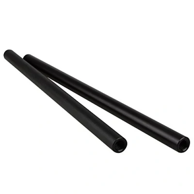 Abbildung von CAMVATE 30 cm Aluminium Rod für Kamera 15 mm Support System Shoulder Rig (Durchmesser: mm, 2 Stück)