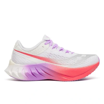 Abbildung von Saucony Damen Endorphin Pro 4, Weiß/Krokus, 44 EU