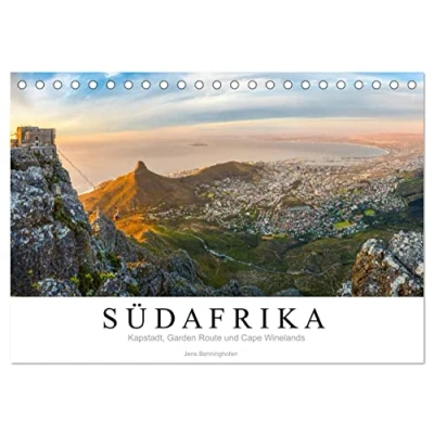Abbildung von Südafrika: Kapstadt, Garden Route und Cape Winelands (Tischkalender 2025 DIN A5 quer), CALVENDO Monatskalender