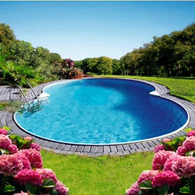 Abbildung von Clear Pool Achtformpool &quot;Premium Mallorca&quot;, (Set), in verschiedenen Größen inkl. Bodenschutzplane