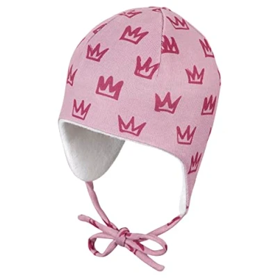 Abbildung von Sterntaler Baby Mädchen Mütze Inkamütze Kronen, Rosa, 51