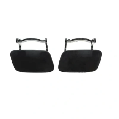 Abbildung von Wivplex Frontstoßstange Scheinwerfer Scheinwerferwaschdüsen Abdeckkappe, for Audi, A4 B8 2009 2010 2011 2012 8K0955275 8K0955276 Abdeckung der Scheinwerferwaschanlage(Black SET)
