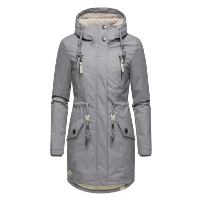 Abbildung von Ragwear Elsie Melange Parka, Damen, Größe: Small, Grey