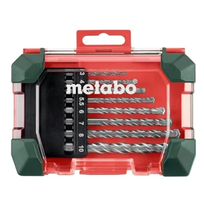 Abbildung von METABO 626706000 Metallspiralbohrer Satz 8 SP